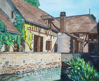 Named contemporary work « Mortmoulin », Made by JOëL