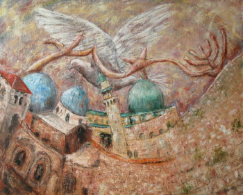 Named contemporary work « Jérusalem », Made by ROBERT BASS