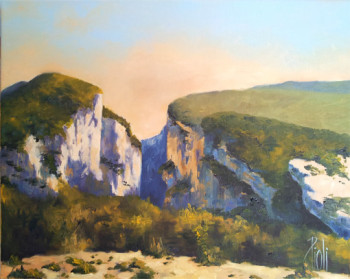 Named contemporary work « Les gorges du Verdon », Made by SYLVIE PIOLI