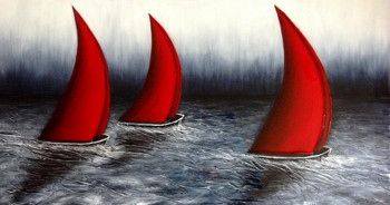 Named contemporary work « Sea boat », Made by RACHEL BOISVERT