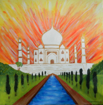 Named contemporary work « taj mahal », Made by DAUTHEVILLE