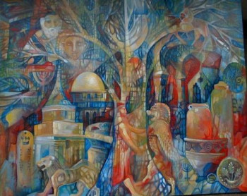 Named contemporary work « Jerusalem », Made by OXANA ZAIKA