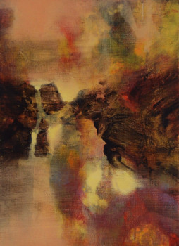 Named contemporary work « Série "Petites scènes du soir" 2 », Made by JEAN-PAUL PRIVET