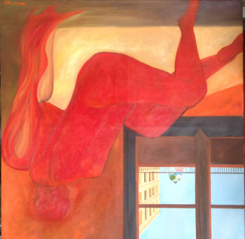 Contemporary work named « fenêtre », Created by FRANçOISE COEURET