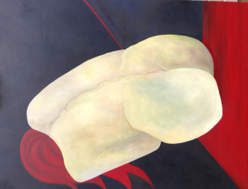 Named contemporary work « le vertige blanc », Made by FRANçOISE COEURET