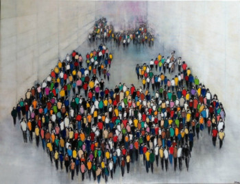 Named contemporary work « Le passage  », Made by VICTOR SASPORTAS