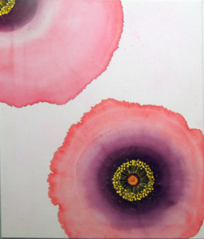 Named contemporary work « Coquelicot N°2 », Made by SOMSOM