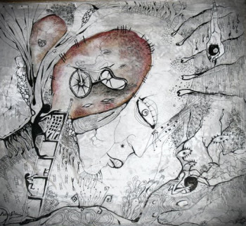 Named contemporary work « trauma », Made by TIMA