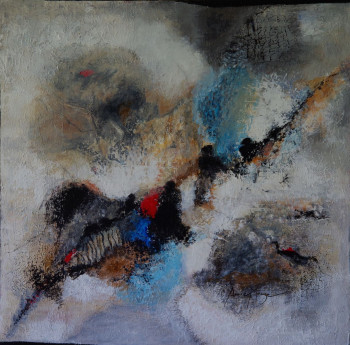 Named contemporary work « zen altitude », Made by ANNE MONGE