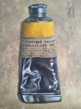 Contemporary work named « Le tube de peinture », Created by SYLVIE PIOLI