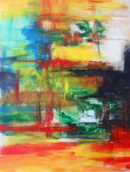 Named contemporary work « paysage2 », Made by MARIE-CHRISTINE RAGAIGNE