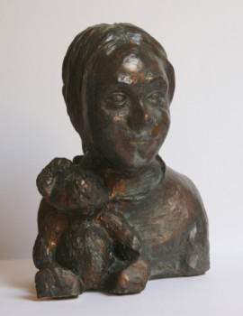 Contemporary work named « Buste d'Anouk », Created by MAXENCE GERARD