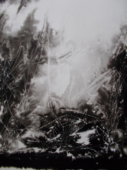 Named contemporary work « Encre de chine (9a) », Made by MARTINE MOREAU