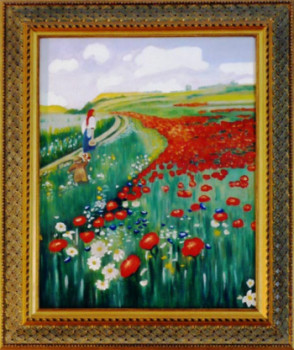 Named contemporary work « 12 - COQUELICOT P1050789 », Made by ARTISTE M.EGVA