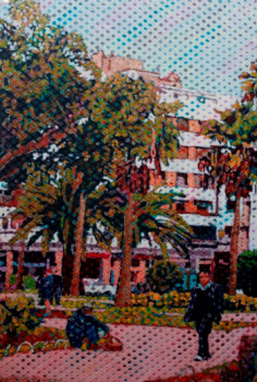 Named contemporary work « Casablanca 3 », Made by SEBII