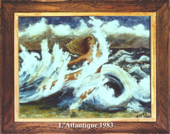 Contemporary work named « L'Atlantique 1983 », Created by EMILE RAMIS