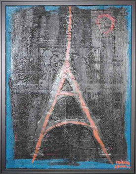 Named contemporary work « B. Boucau - Parizona(70x90) », Made by B. BOUCAU