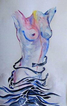 Named contemporary work « SERIE: Les muses - Erato », Made by LE COTILLON