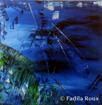 Named contemporary work « La MERS », Made by FADILA ROUX