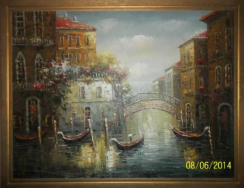 Named contemporary work « venice », Made by BOOCHEVALIER