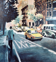 Contemporary work named « New York "48ème rue" », Created by MAXENCE GERARD