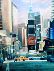 Contemporary work named « New York "Blackout" », Created by MAXENCE GERARD