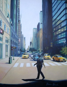 Contemporary work named « "Taxis sur Park Avenue" », Created by MAXENCE GERARD