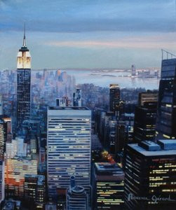 Contemporary work named « New York ! New York ! », Created by MAXENCE GERARD