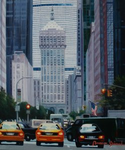 Named contemporary work « New York "Park Avenue" », Made by MAXENCE GERARD