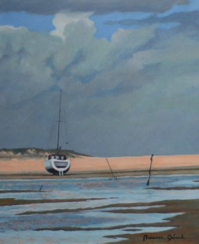 Contemporary work named « Bassin d'Arcachon  N°2 », Created by MAXENCE GERARD