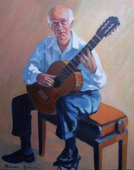 Named contemporary work « Guitare classique », Made by MAXENCE GERARD