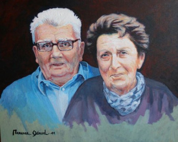 Named contemporary work « Jacques & Maryse », Made by MAXENCE GERARD