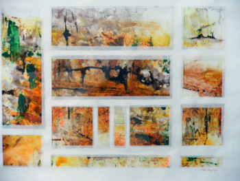 Named contemporary work « la course », Made by MARIE-CHRISTINE RAGAIGNE