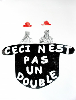 Named contemporary work « ceci n'est pas un ... », Made by MARIE-CHRISTINE RAGAIGNE