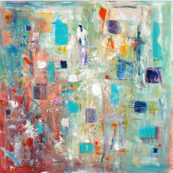 Named contemporary work « Peinture 2774 », Made by MARIE-CHRISTINE RAGAIGNE