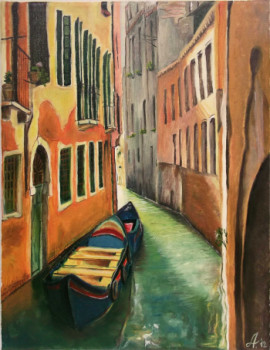 Named contemporary work « Venise », Made by ADINA LOHMULLER
