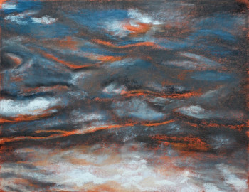 Named contemporary work « ciel d'orage », Made by BARTLET-DROUZY