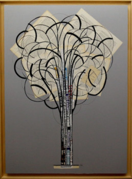 Named contemporary work « Arbre 2 », Made by MODELY THIBAUD