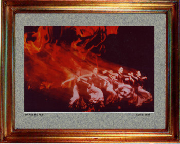 Named contemporary work « 1988 Baille de fuego », Made by EMILE RAMIS