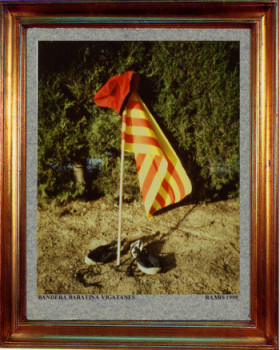 Named contemporary work « 1998 Bandera baratina vigatanes », Made by EMILE RAMIS