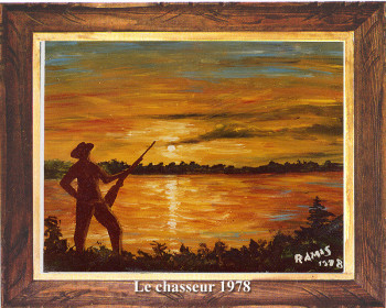 Named contemporary work « Le chasseur 1978 », Made by EMILE RAMIS