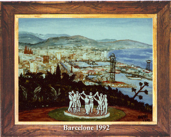 Contemporary work named « Barcelone 1992 », Created by EMILE RAMIS