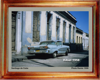 Named contemporary work « Cuba  1998 Ford Edsel 1958 », Made by EMILE RAMIS