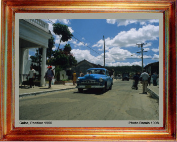 Named contemporary work « Cuba 1998 Pontiac 1950 », Made by EMILE RAMIS
