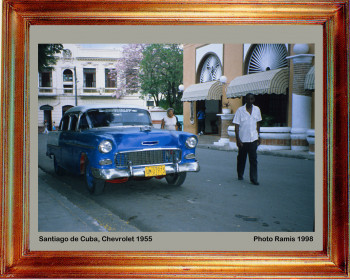Named contemporary work « Cuba 1998 Chevrolet 1953 », Made by EMILE RAMIS