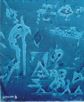 Named contemporary work « nuit », Made by ARAFOSS