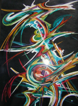 Named contemporary work « calligraphie », Made by EXOTICART