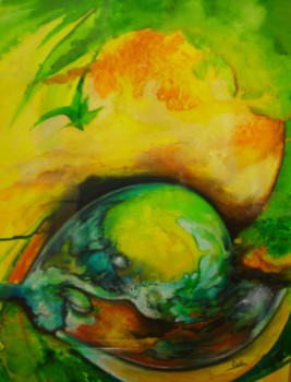 Named contemporary work « foetus », Made by EXOTICART