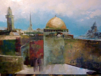 Named contemporary work « JERUSALEM MON AMOUR ! », Made by DAMIAN TIRADO