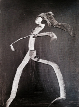 Named contemporary work « Woman 1 », Made by MOLOKOI